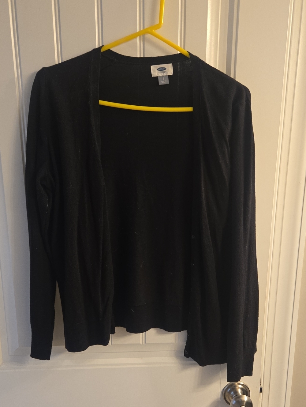 Old Navy Black Lightweight Open-Front Cardigan